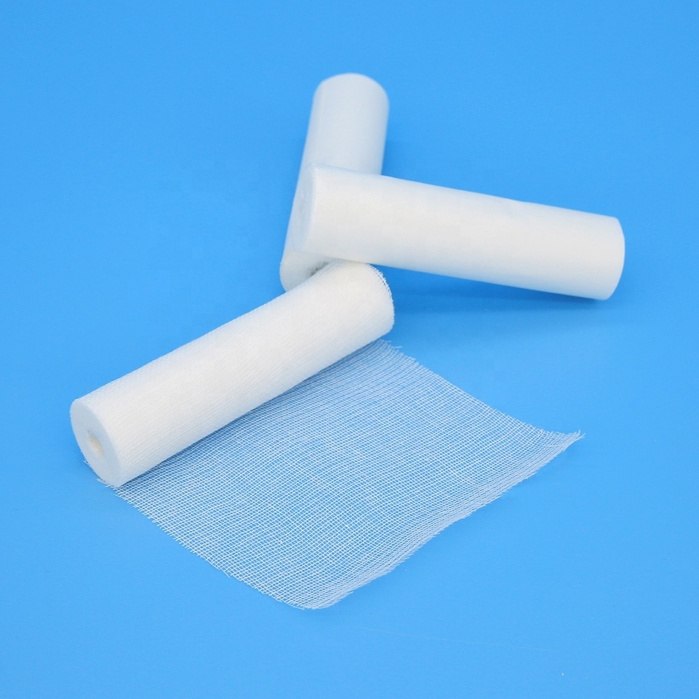 Professional factory medical  elastic wound dressing soft gauze bandage or self-adhesive