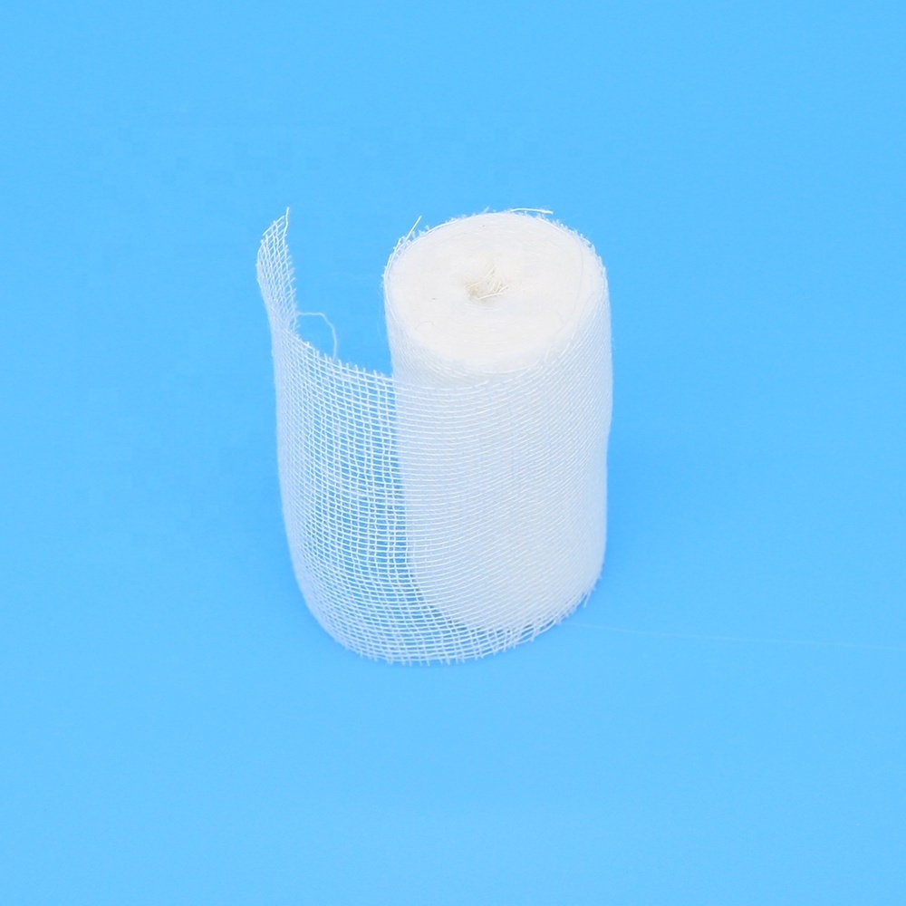 Professional factory medical  elastic wound dressing soft gauze bandage or self-adhesive