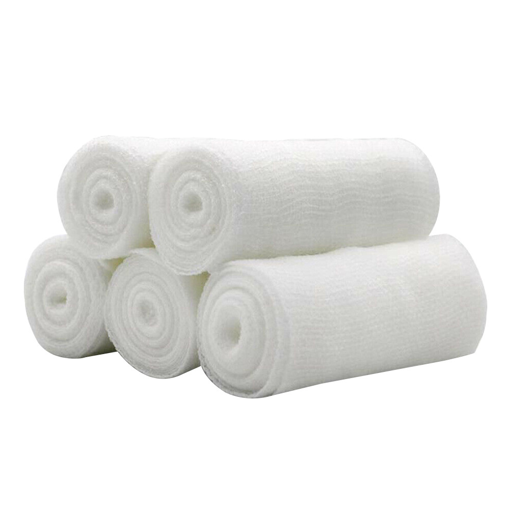 China high quality custom medical sterile or non sterile gauze cotton bandage rolls