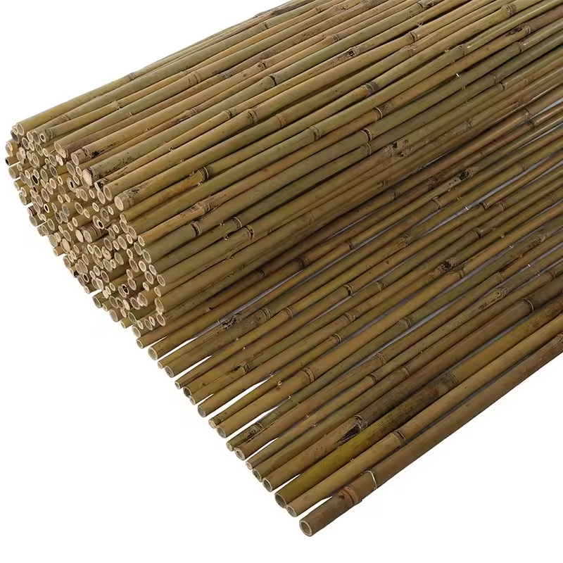 natural Tonkin bamboo fencing natural rolled up all new bamboo fence for privacy in garden