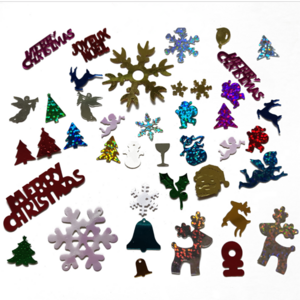 Christmas Shapes Wreath Snowflake Tree Ornaments Lights Bulbs Grinch-Party Decorations Crafts Featuring Unique Dog Design