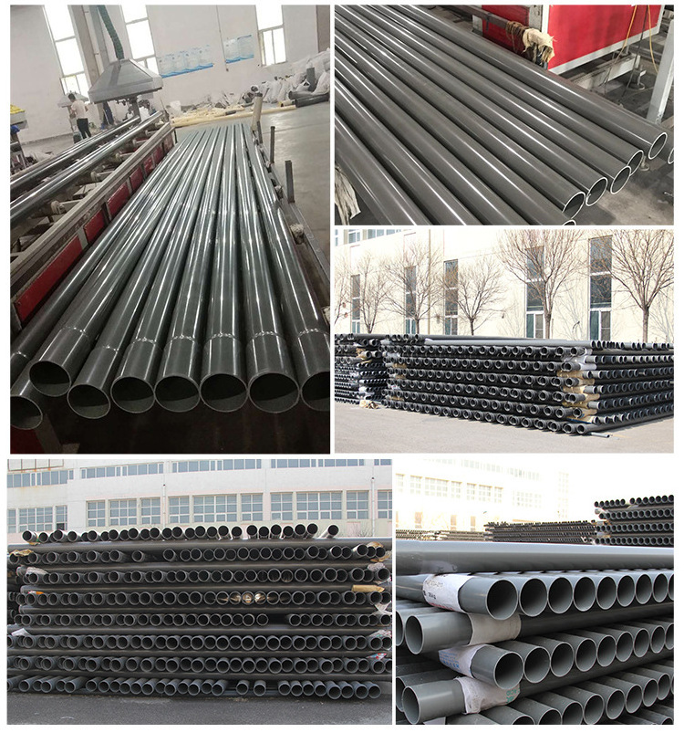 Pipe Fittings and Prices Dark Grey pipe and fittings pvc elbow pipes Hot Sale High Quality Manufacturer UPVC SCH80 PVC Fitting