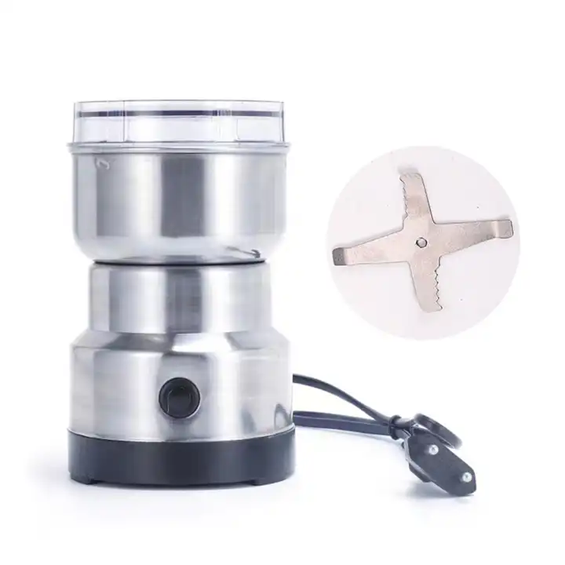 150W Stainless Steel Handhold Electric Coffee Grinder Bean Nuts Spice Pepper Herb Grains Grinder Coffee Mill