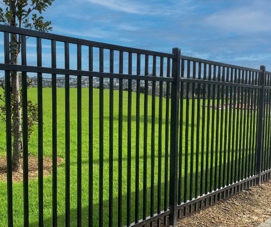 Aluminum Fence System Door Price Decorative Panel Garden Pool Slatted  Fence Panels Outdoor