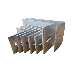 Customized aluminum angle profile extrusion silver anodizing corner bar / L shape aluminum extrusion hang in L shape profile