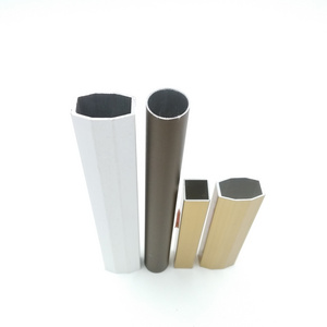 6000 Series Aluminum Profiles Aluminium Square Round Rectangular Oval Shape Aluminium Tube