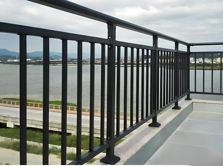 Black Metal Stair Aluminum Railing Decorative Railing System Cheap Aluminum Balcony Railing