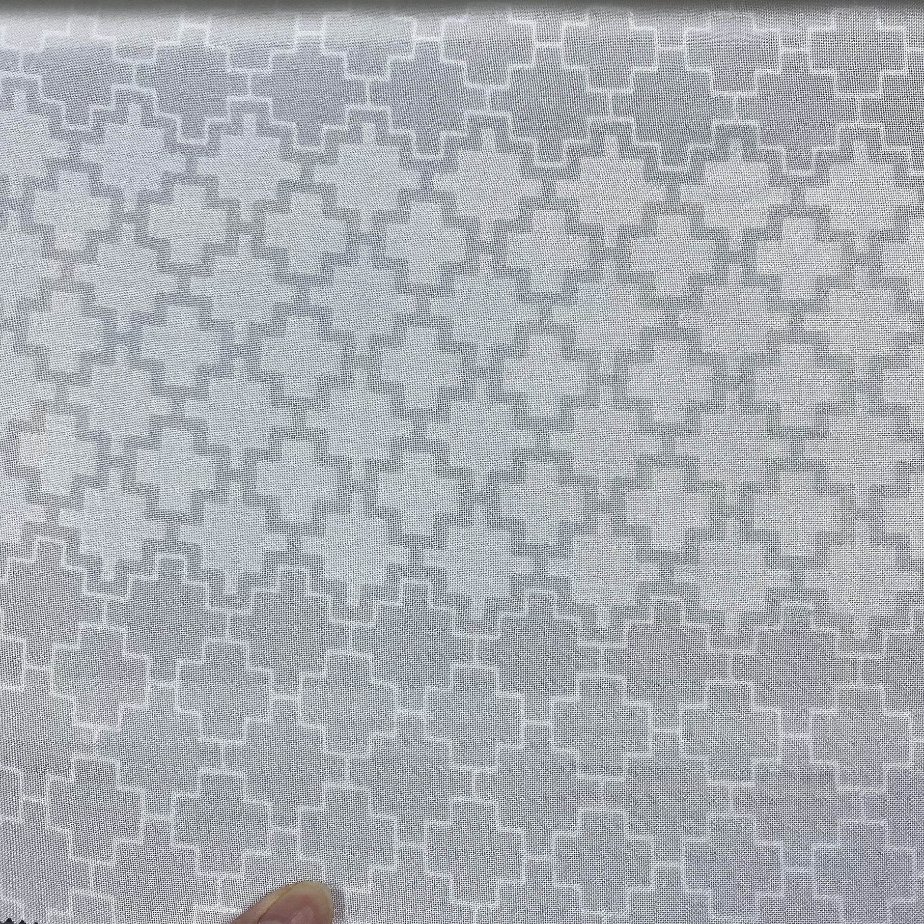 New product 100% Polyester Hot Sale Veil or Mesh Curtain Fabric for Window