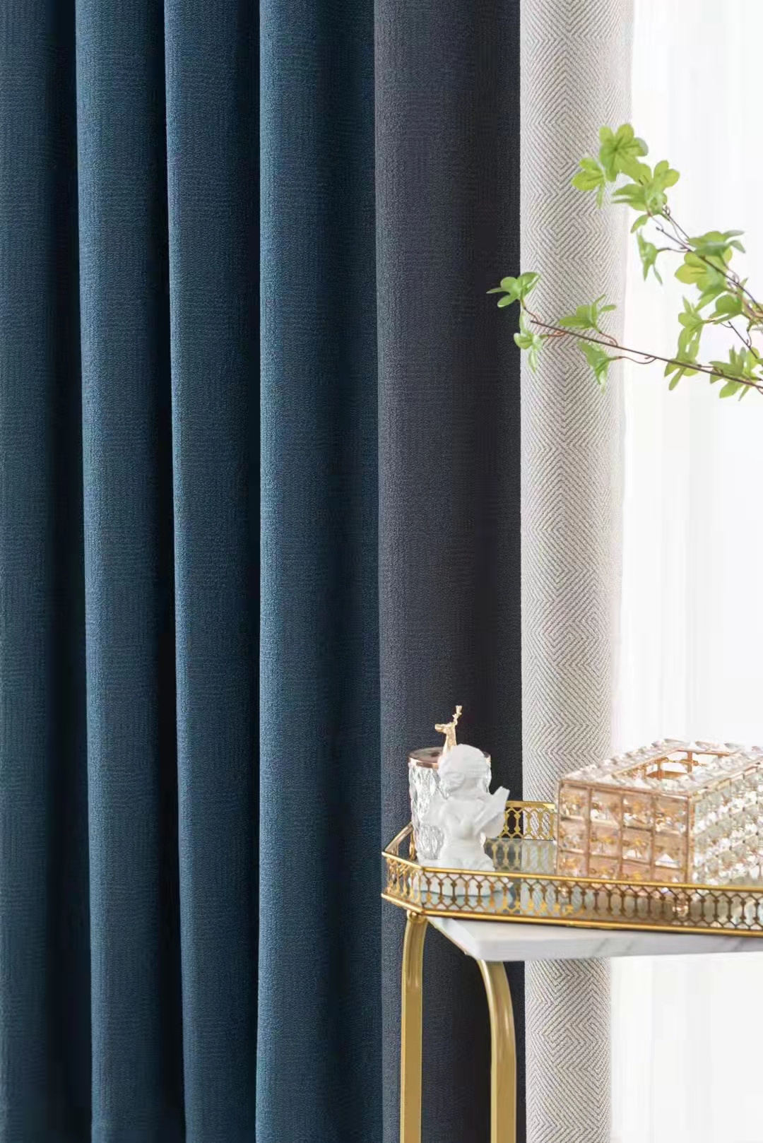 new style woven polyester too heavy curtain fabric for home textile