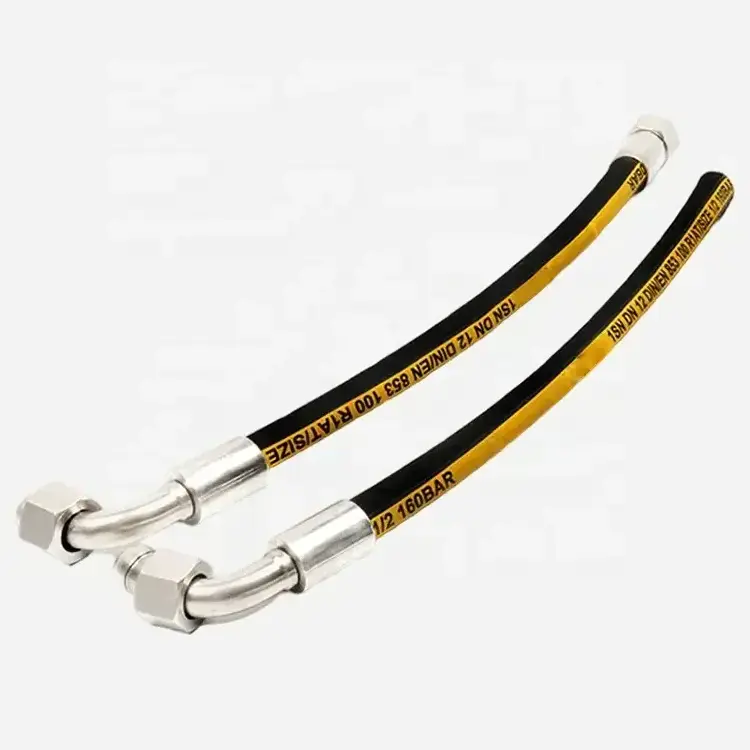 Hot Industrial Hydraulic High Pressure 1Sn Braided Hose For Crimper Port Freight 6-Inch Suction Hose