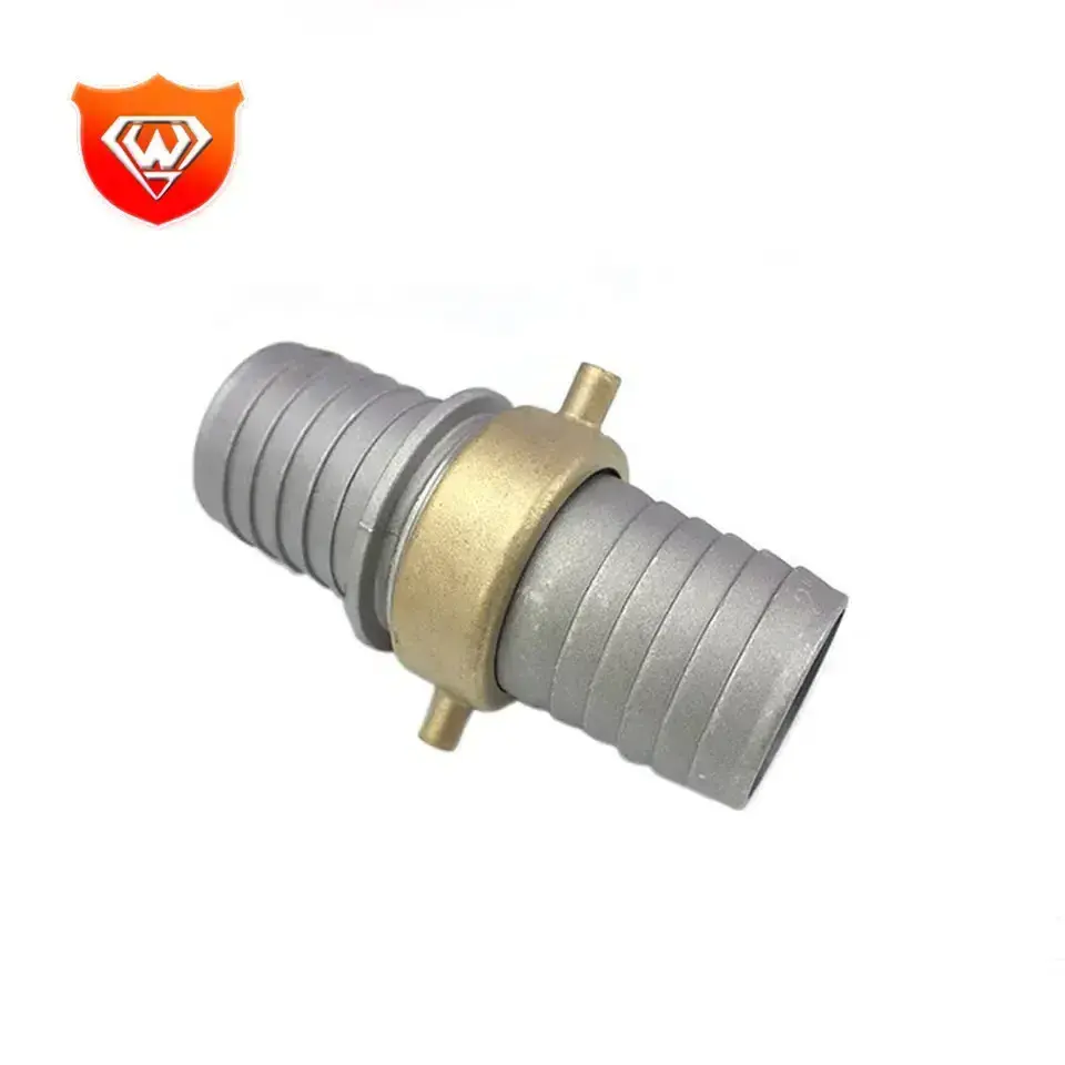 Brass quick swivel adapter shut off quick coupling for fire hose fittings with internal thread