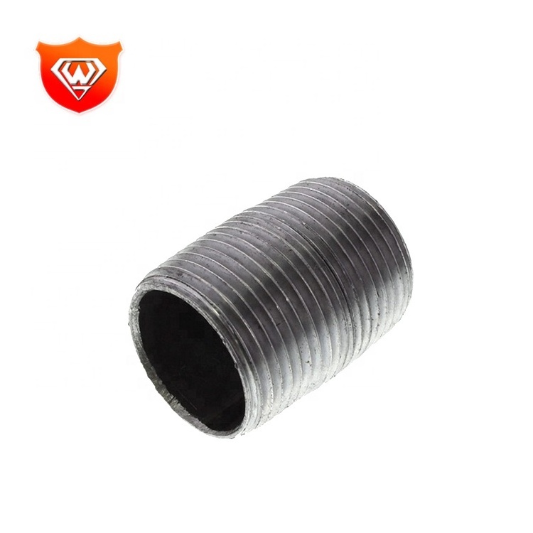 High Strength Carbon Steel Pipe Fittings Electrical Galvanized Male Nipple