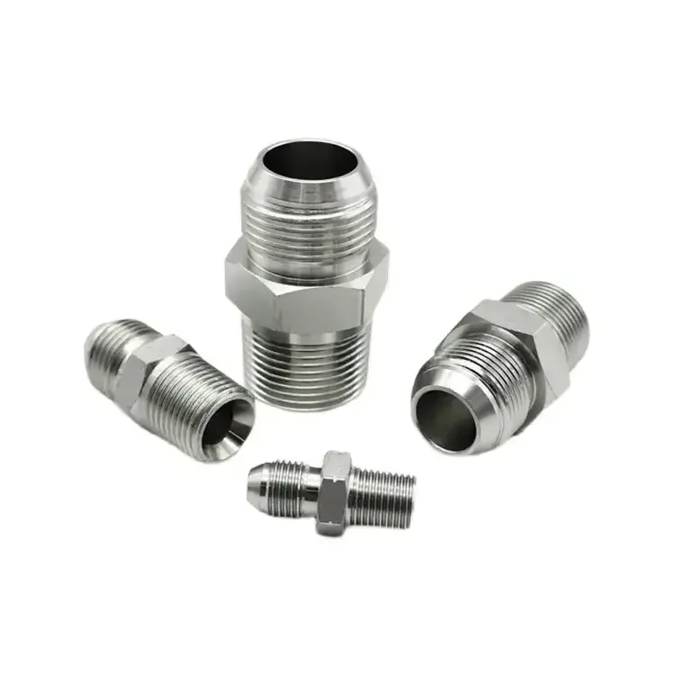 Good price Hydraulic pipe fittings Stainless steel carbon steel female thread welded hydraulic composite hose fittings