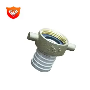 Brass quick swivel adapter shut off quick coupling for fire hose fittings with internal thread