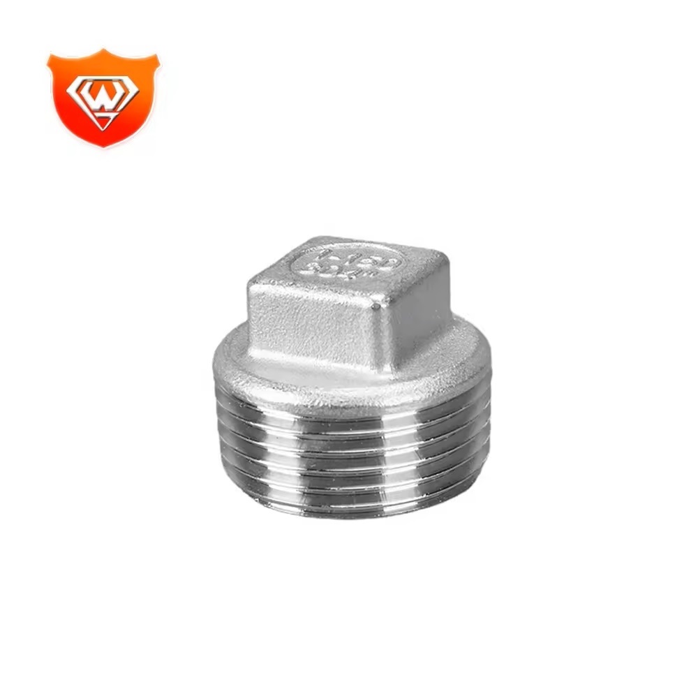 304 Hexagon Npt Stainless Steel Thread stainless steel industrial pipe fitting Hex Plug