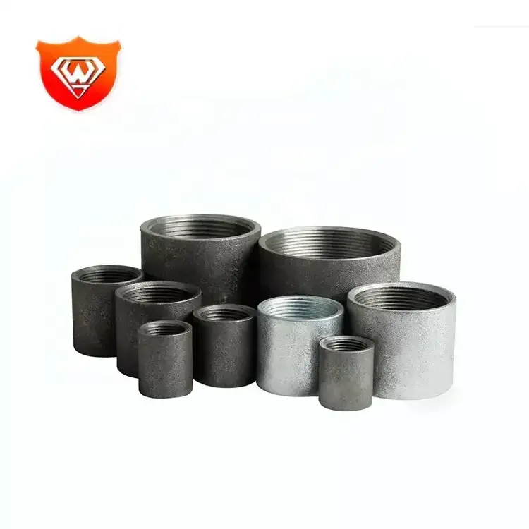 Female Thread Socket Equal Forged Round Coupling stainless steel 6 pipe with nipple