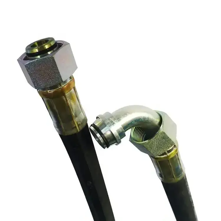 High Pressure Rubber Hose Assembly Hydraulic 100% Test Pressure Before Sent car wash hose pipe