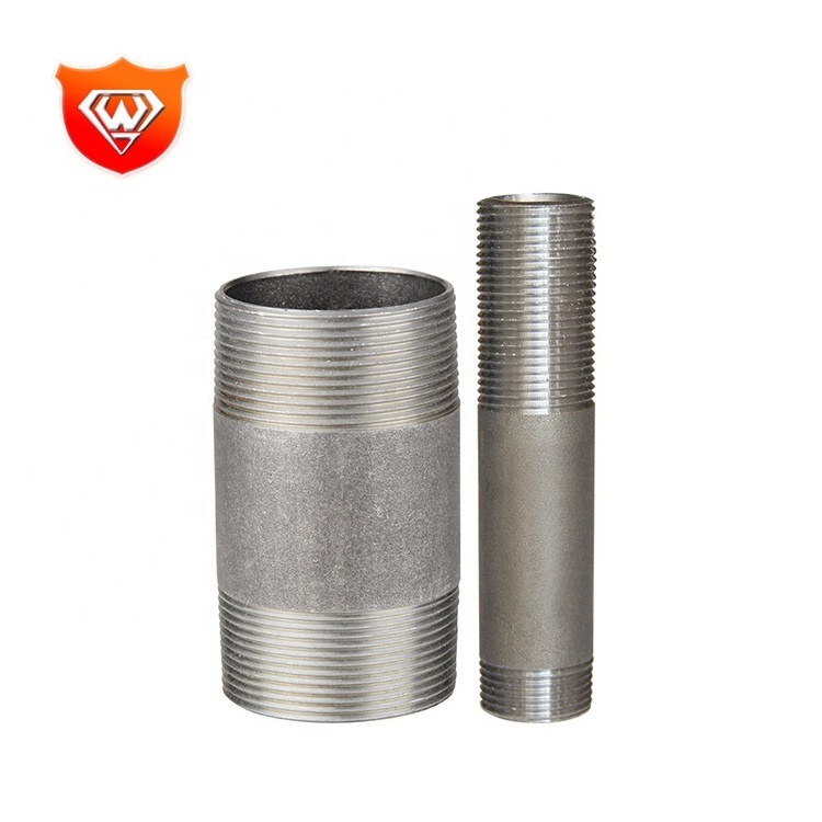 High Strength Carbon Steel Pipe Fittings Electrical Galvanized Male Nipple