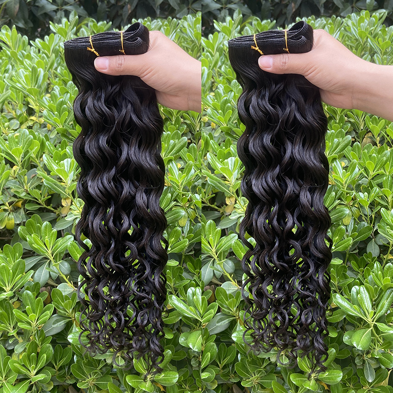 factory wholesale blend 9a custom kinky curly  fumi curly hair extension bundle human hair weave  with closure or frontal