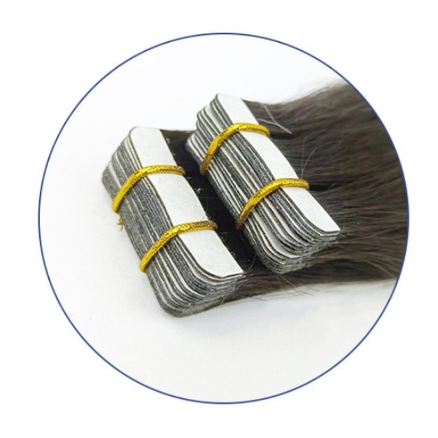 wholesale  virgin Indian double drawn invisible tape in  extensions , raw hair tape in hair extensions 100human hair