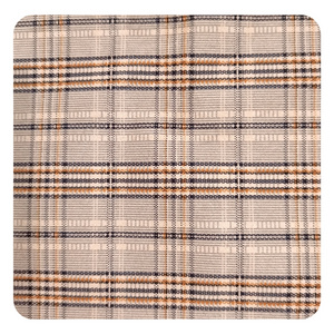 China Supplier Customized Classical Plaid Pattern Polyester Spandex Scuba Suede Fabric For Clothing