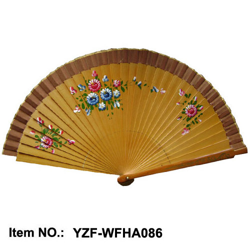 Factory direct factory price Made in China Spanish wooden hand fan