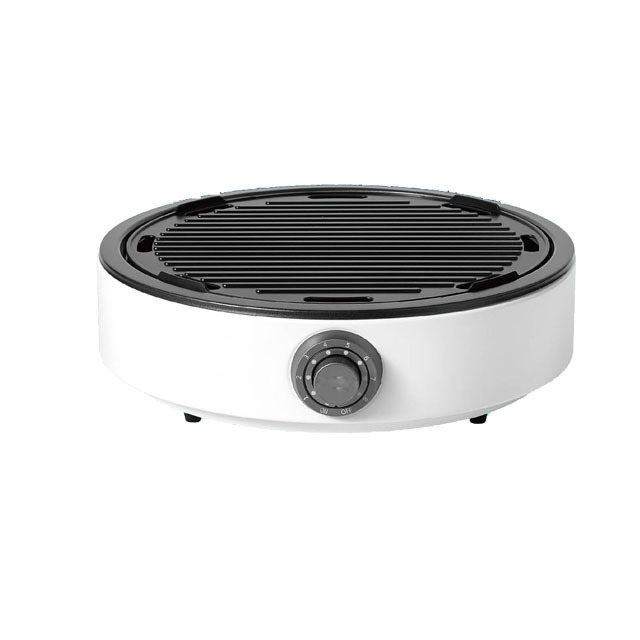 2022 new Round multifunctional ceramic cooker with grill and ceramic glass can griddle frying sauteing Cooking steaming