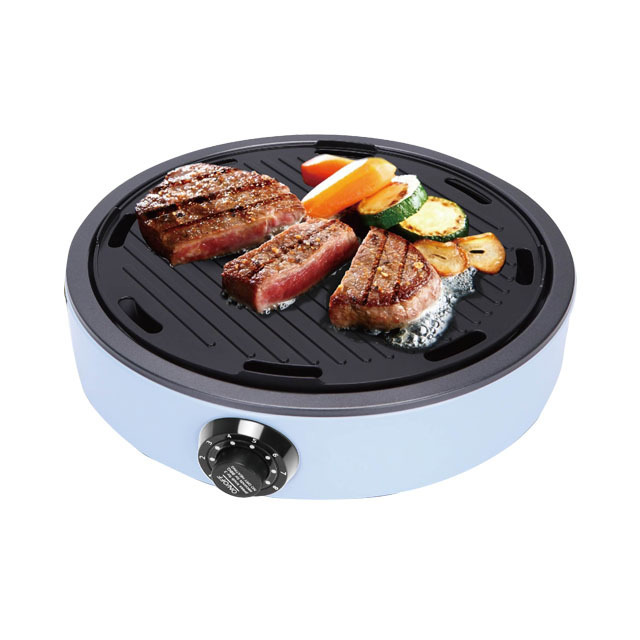 2022 new Round multifunctional ceramic cooker with grill and ceramic glass can griddle frying sauteing Cooking steaming