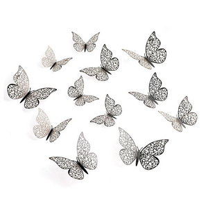 New wedding party living room decorative panels luxury butterfly decorations for wall