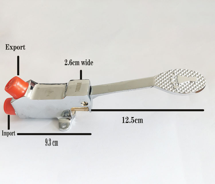 Foot Operated Pedal Flush  Foot Control Valve Pedal Faucet Tap