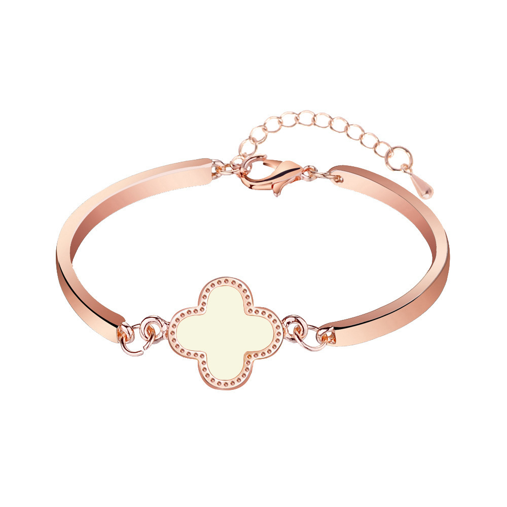 Fashionable Clover Bracelet, European and American New Women's Jewelry, Clover Bracelet