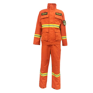 Wholesale fire retardant clothing fire fighting clothing fire emergency rescue aramid flame retardant clothing