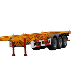 Vehicle Manufacturer 20 Foot 40Ft Container Chassis Skeleton Trailer For Transport