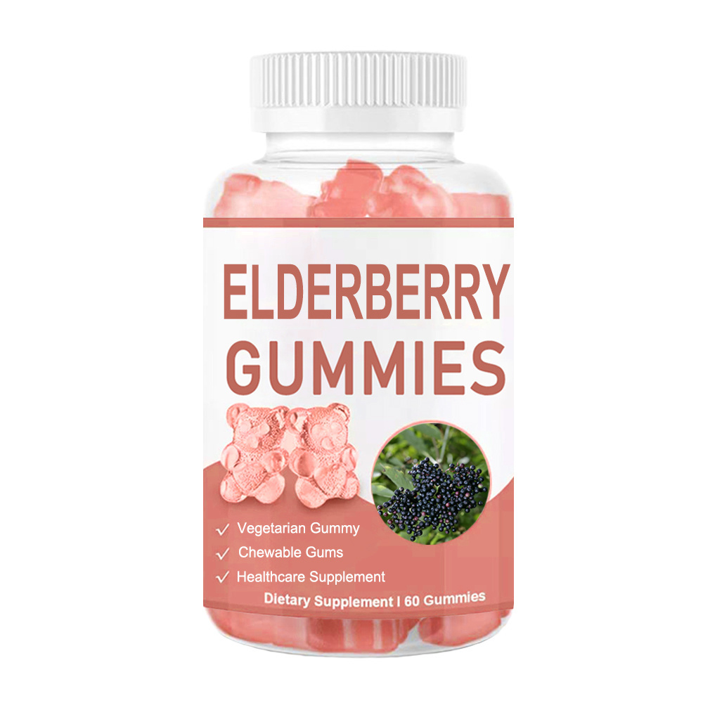 Hot Selling Elderberry Gummies for Health Care Products Candy Adult Bottle Packaging Vitamins Candy Toys Japanese Candy / Xi'an