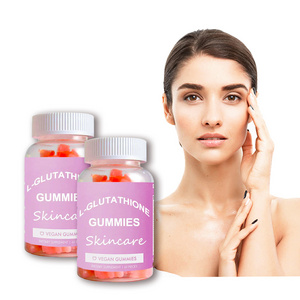 OEM&ODM Skin Whitening Gummy Top Quality L-glutathione Gummies t Bottle Packaging Wax Candy