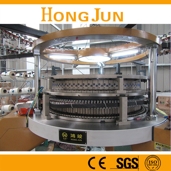 Sinker Electronic Jacquard Knitting Machine with needle opener for Net Jacquard patterns