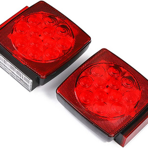 12V Submersible LED Left Right Rear Turn Signal Trailer Lights