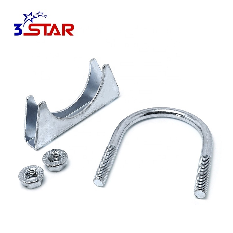 u type galvanized stainless steel metal hose clamp saddle pipe clamp u type clamp