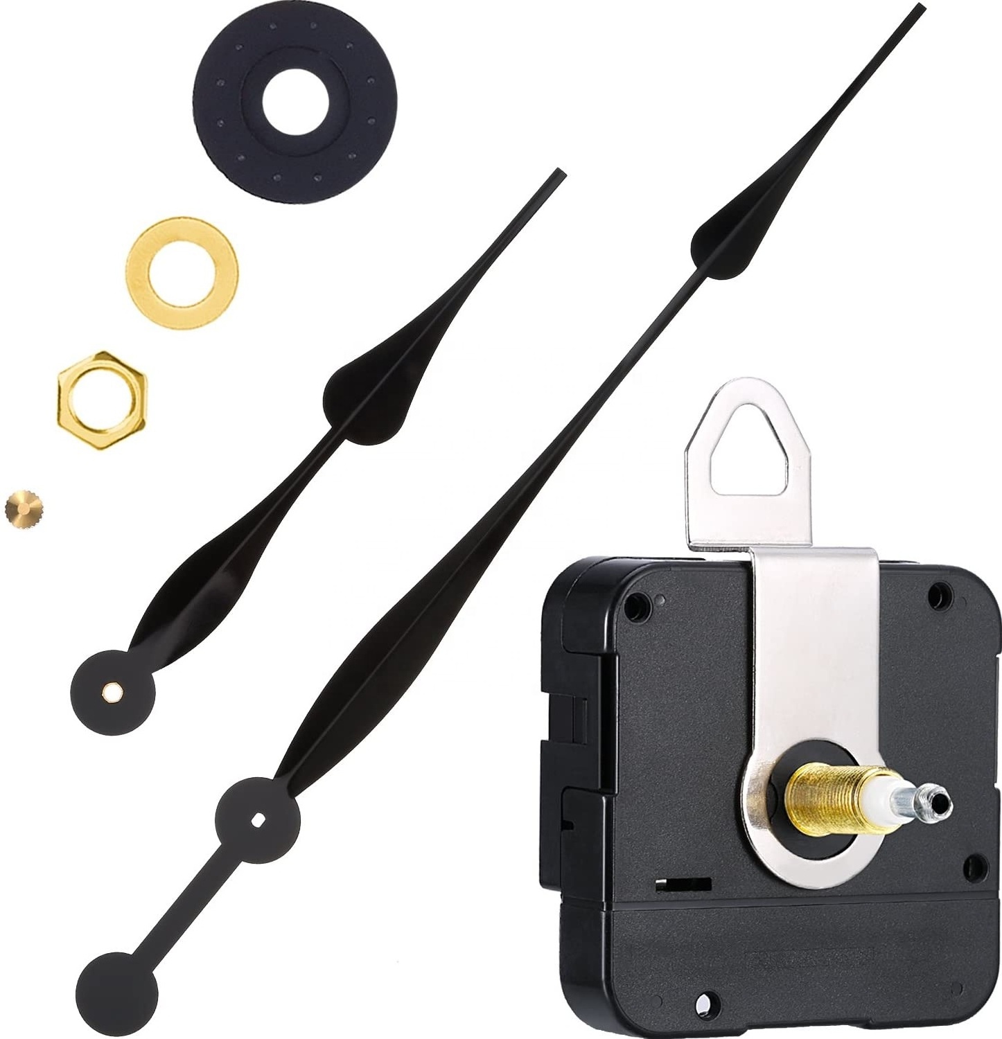 Home Clock DIY Quartz Clock Movement Kit Torque Long Shaft Clock Mechanism