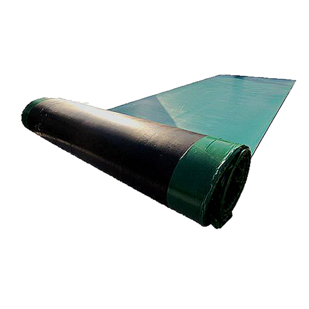 Conveyor drive pulley lagging diamond rubber sheet