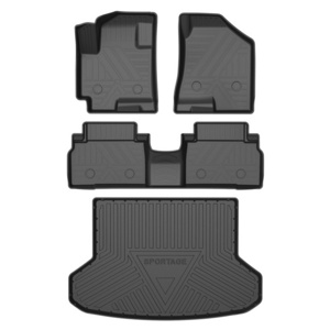 Waterproof odorless TPO TPE luxury custom 3d car mats for Kia Sportage