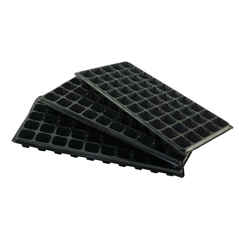 Seed Tray Plant Growing Starter Seedling Starter Nursery Tray 50 Cell Pet Plug Planting Seeding Tray For Microgreen Garden