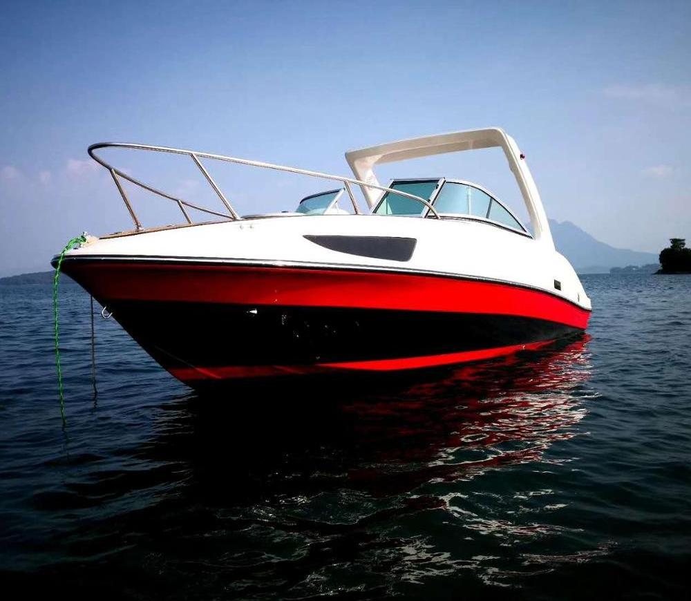 Yacht 7.3m(24ft) CE certificate Aluminum Center Cabin With Hardtop High Speed Fishing Boat/Vessel