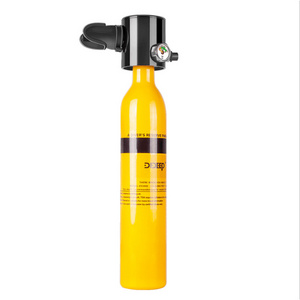 Scuba Diving Tank Cylinder Reinflatable Air bottle Oxygen tank 0.5L Oxygen Cylinder Portable Diving Tank Equipment