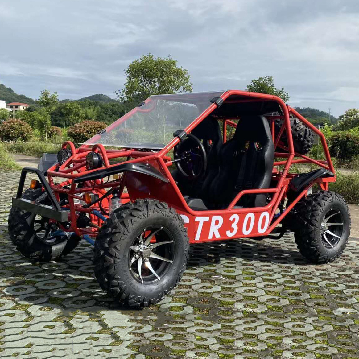 high quality 350cc adult gasoline  Atvs Utvs 4x4 racing Desert Buggy  4 Wheels Go Kart 2 Seats Dune Buggy