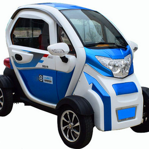 High quality left steering four wheel car with low speed and saving energy mini electric car