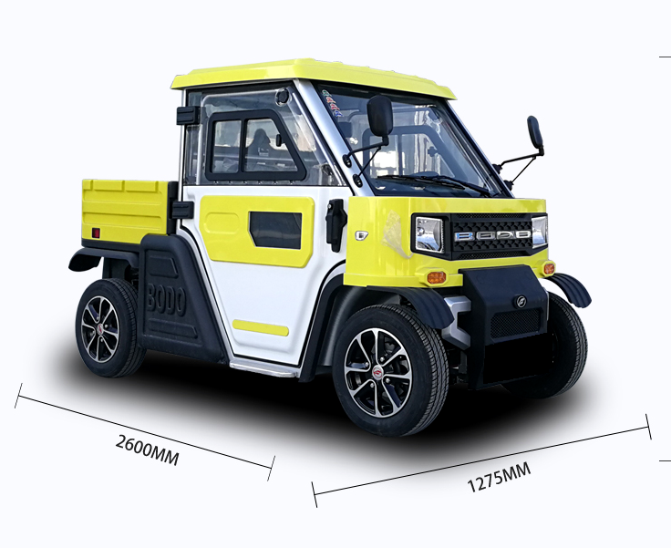 New energy electric vehicle adult two-seat pickup electric van mini sightseeing four-wheel electric car