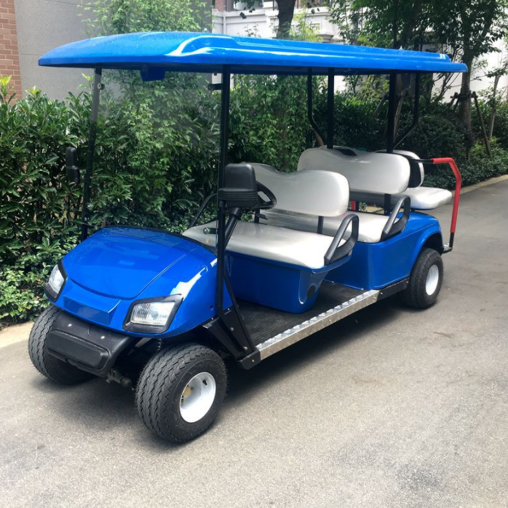 Cheap 6-seater scenic golf cart electric four wheeler mini scooter sightseeing car