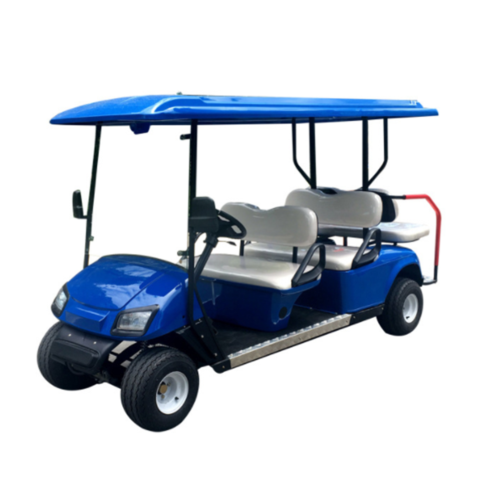 Cheap 6-seater scenic golf cart electric four wheeler mini scooter sightseeing car