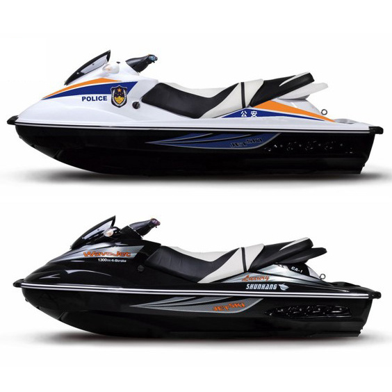 1300cc adults 3-person gasoline powered water-cooled 4-stroke mini jet boat water jet ski motorboat for sale speed 60km/h